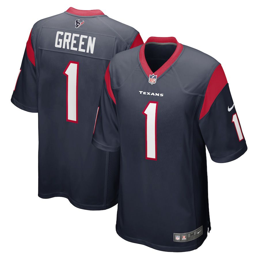 Men Houston Texans #1 Kenyon Green Nike Navy 2022 NFL Draft First Round Pick Player Game Jersey->minnesota vikings->NFL Jersey